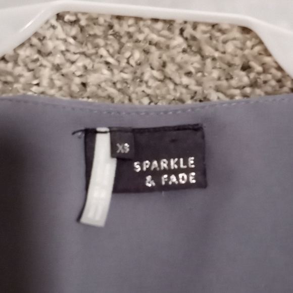 Mini grey and blue tye dye dress - Picture 5 of 5